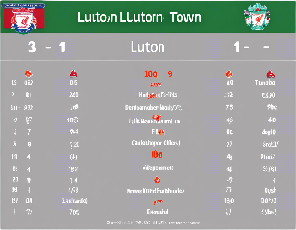 Luton Town vs Liverpool FC: Head-to-Head Stats