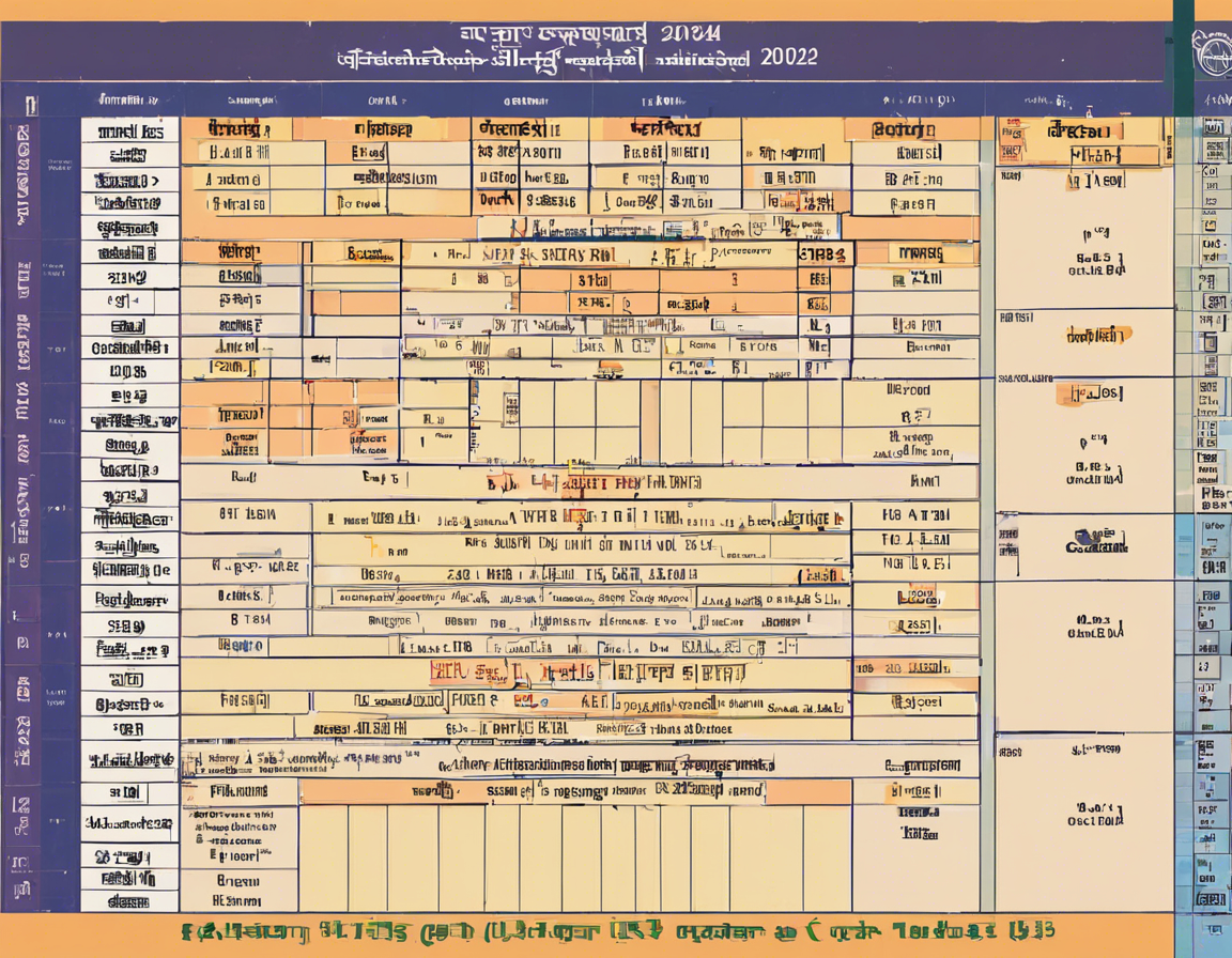 Organize Your Week: Class 8 Time Table 2024